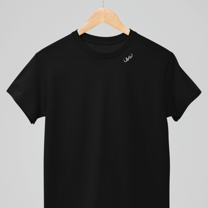 Isa embroidered collar organic cotton t-shirt