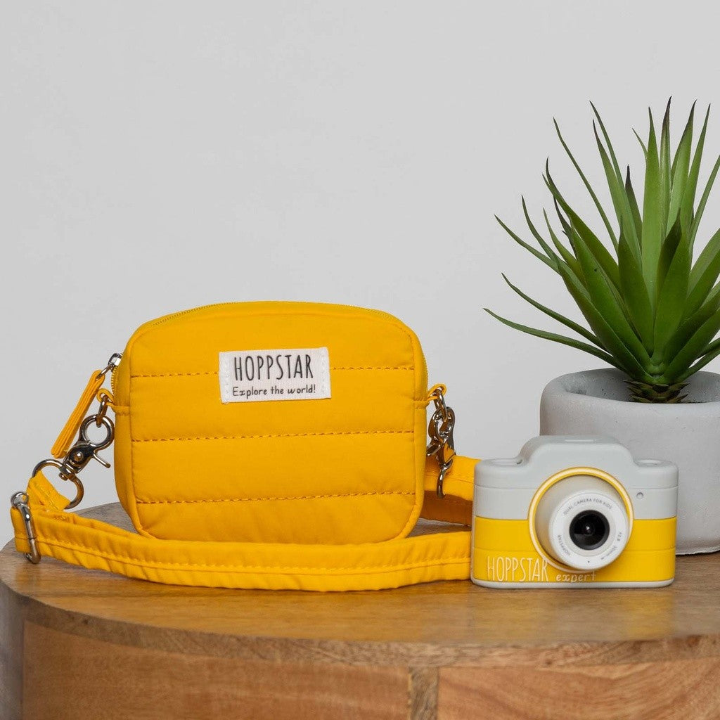 Hoppstar Expert kids camera in Citron yellow