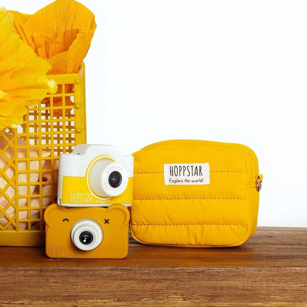 Hoppstar Expert kids camera in Citron yellow